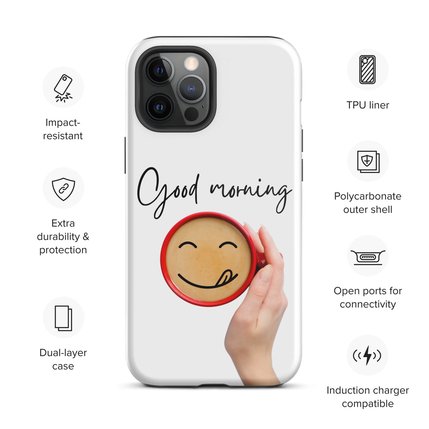 Tough iPhone Case (for iPhone 11-14: standard, pro and max)