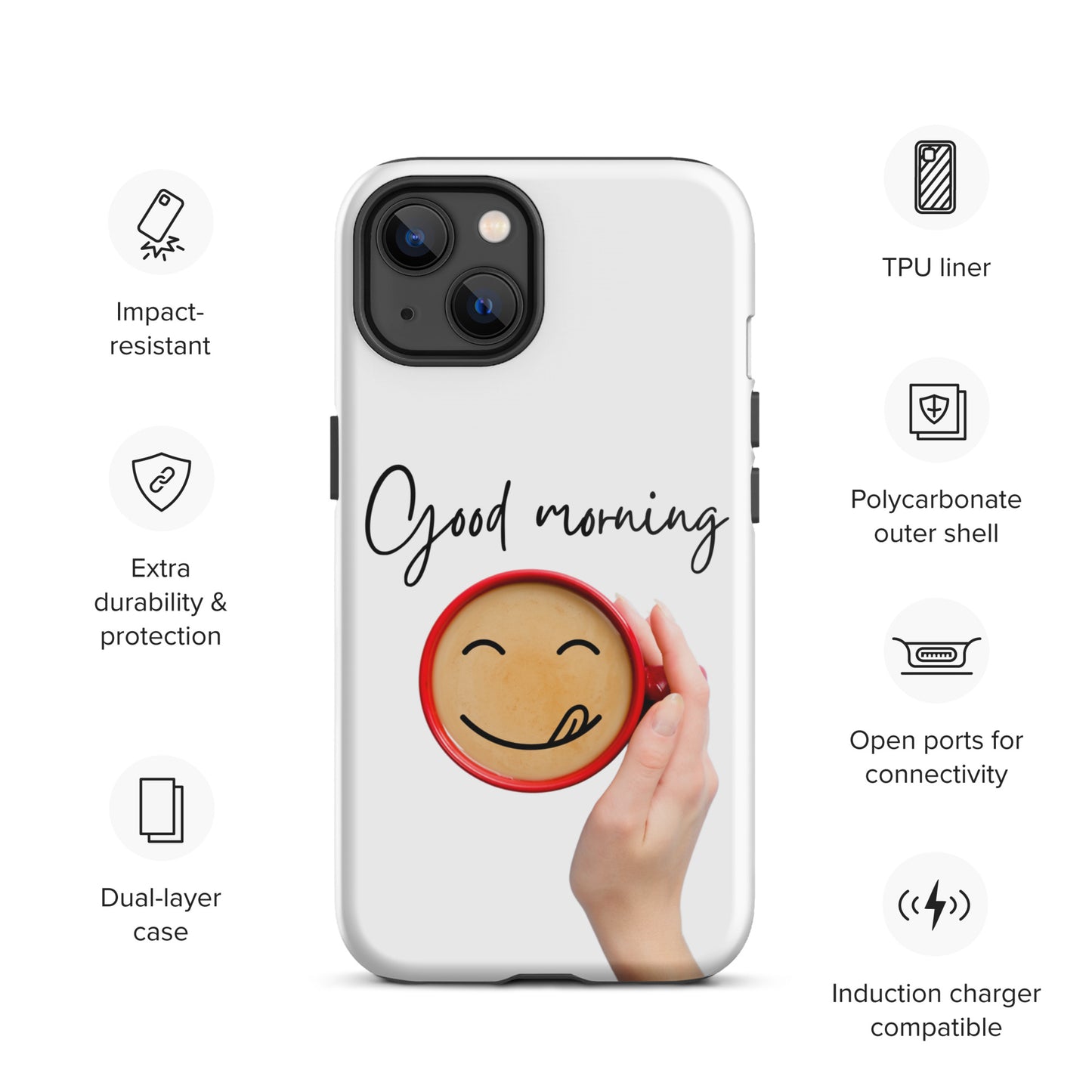 Tough iPhone Case (for iPhone 11-14: standard, pro and max)