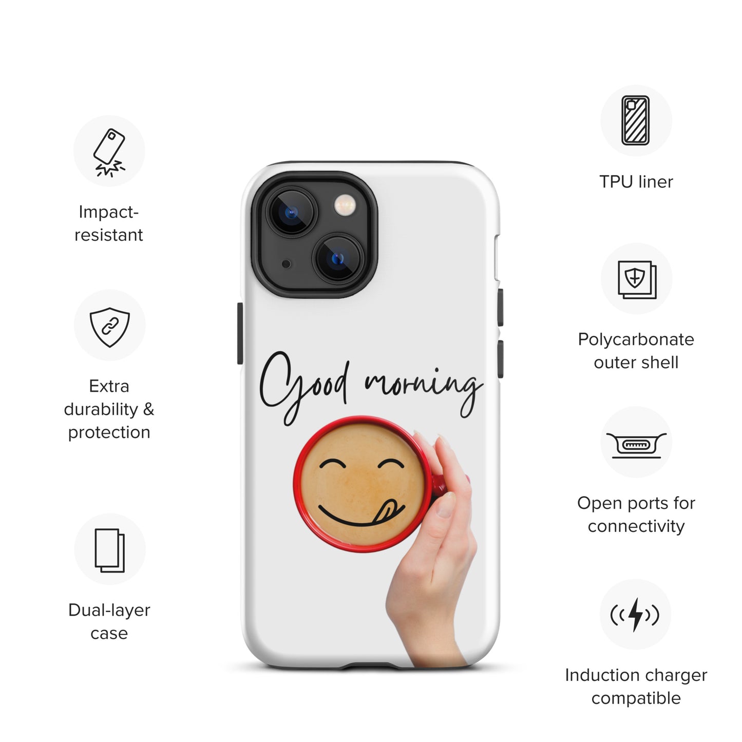 Tough iPhone Case (for iPhone 11-14: standard, pro and max)