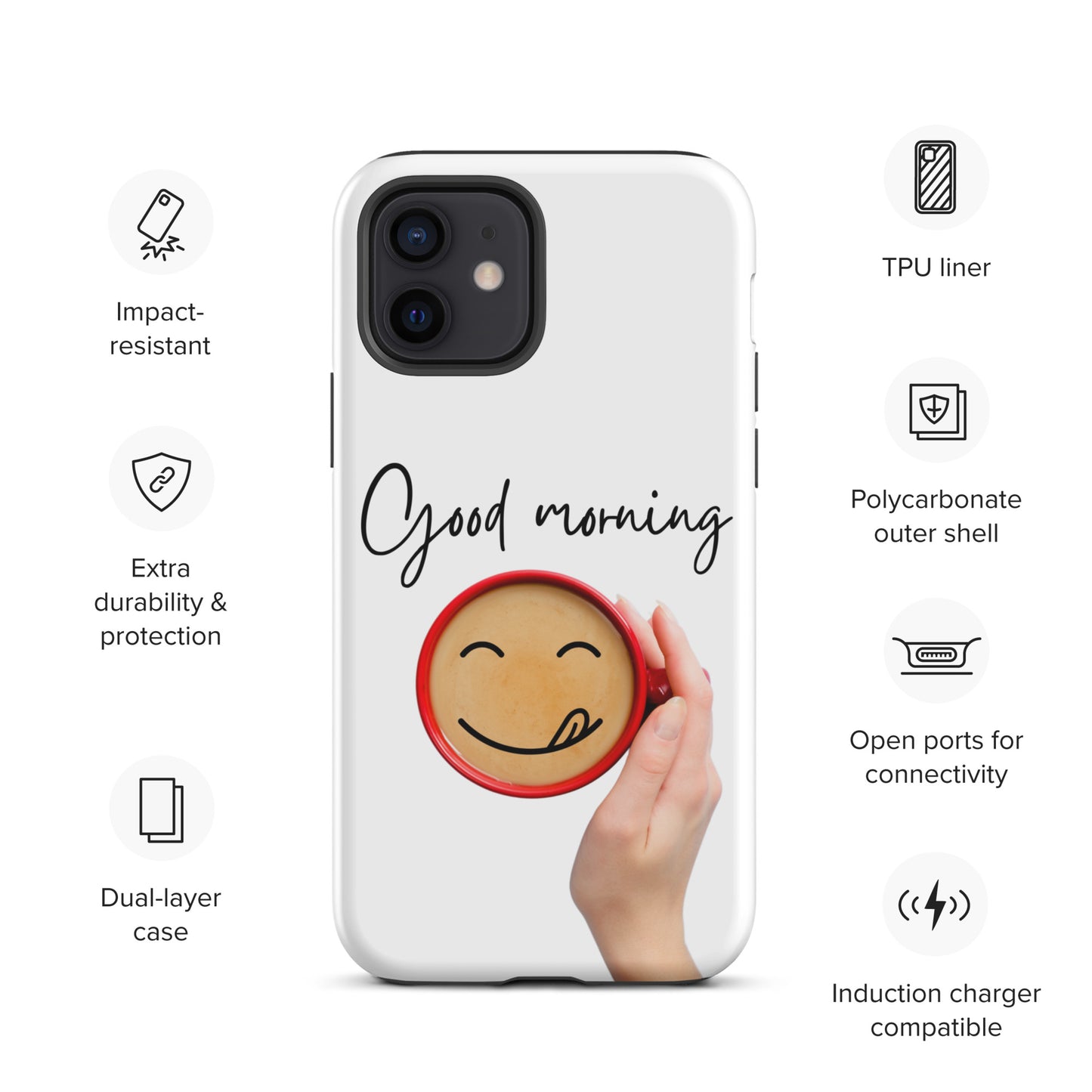 Tough iPhone Case (for iPhone 11-14: standard, pro and max)