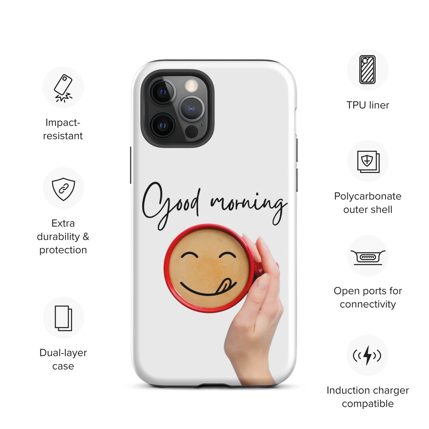 Tough iPhone Case (for iPhone 11-14: standard, pro and max)