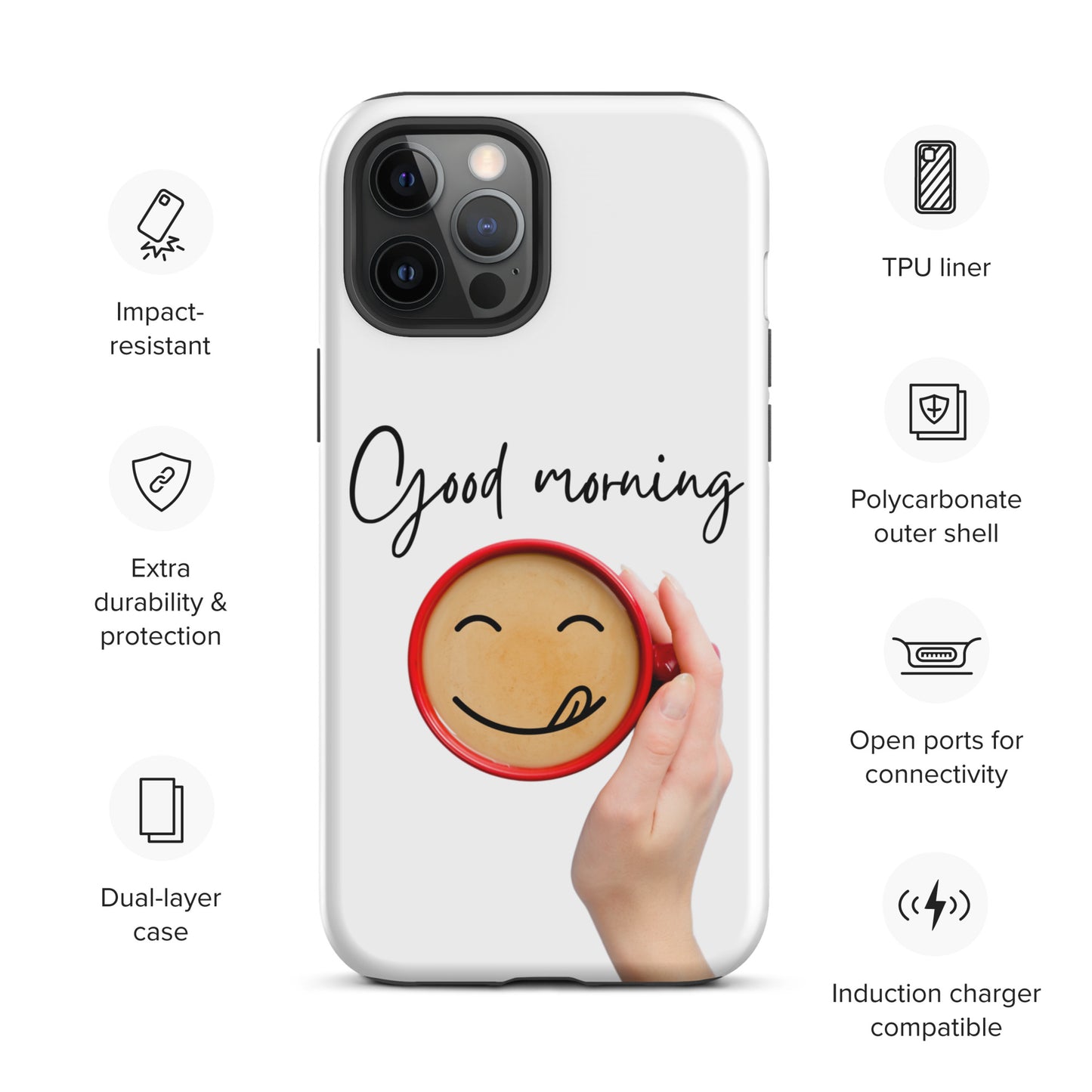 Tough iPhone Case (for iPhone 11-14: standard, pro and max)