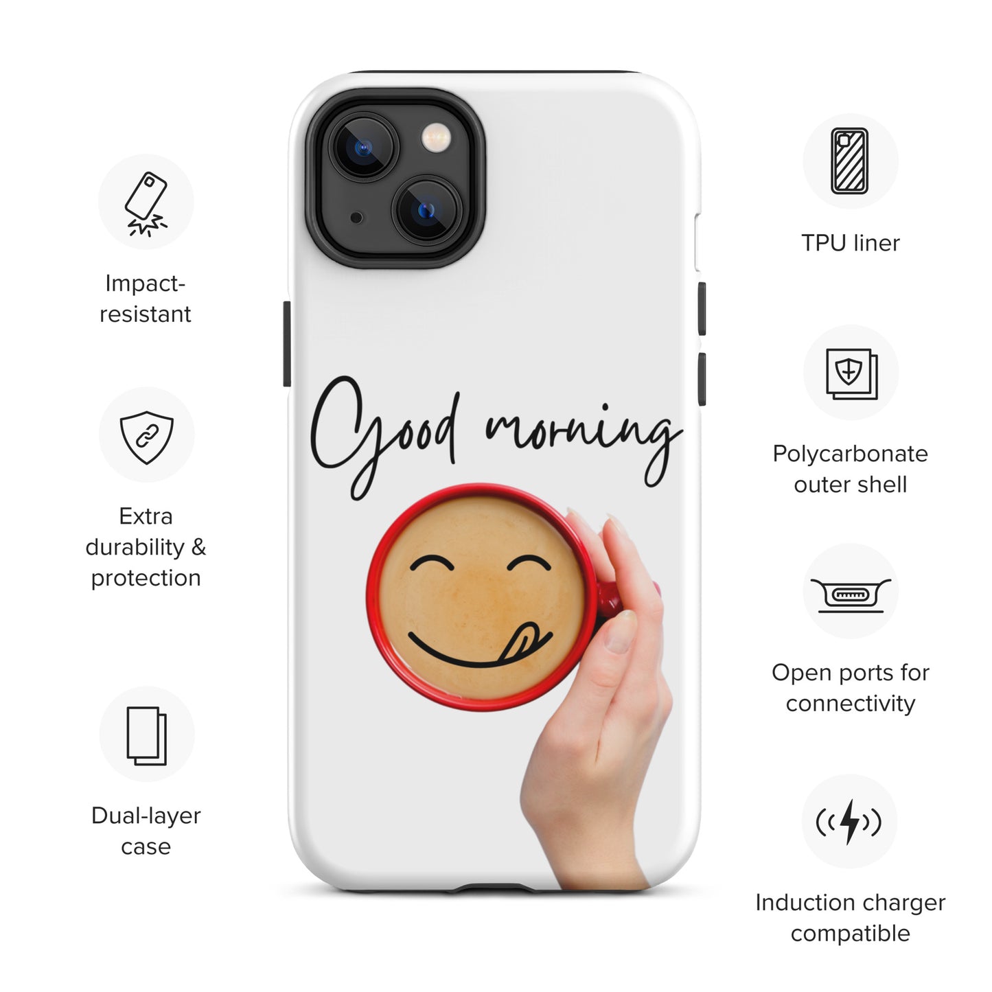 Tough iPhone Case (for iPhone 11-14: standard, pro and max)