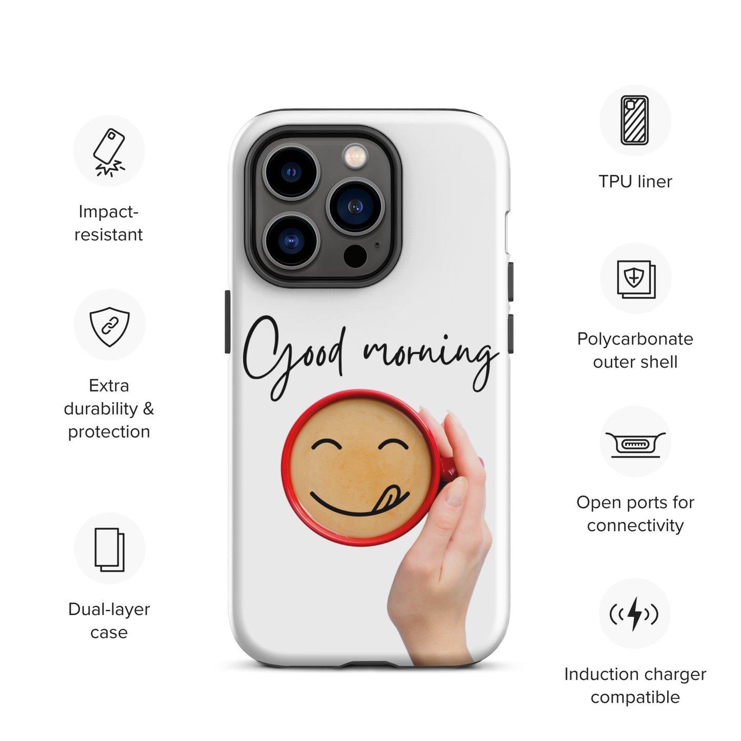 Tough iPhone Case (for iPhone 11-14: standard, pro and max)