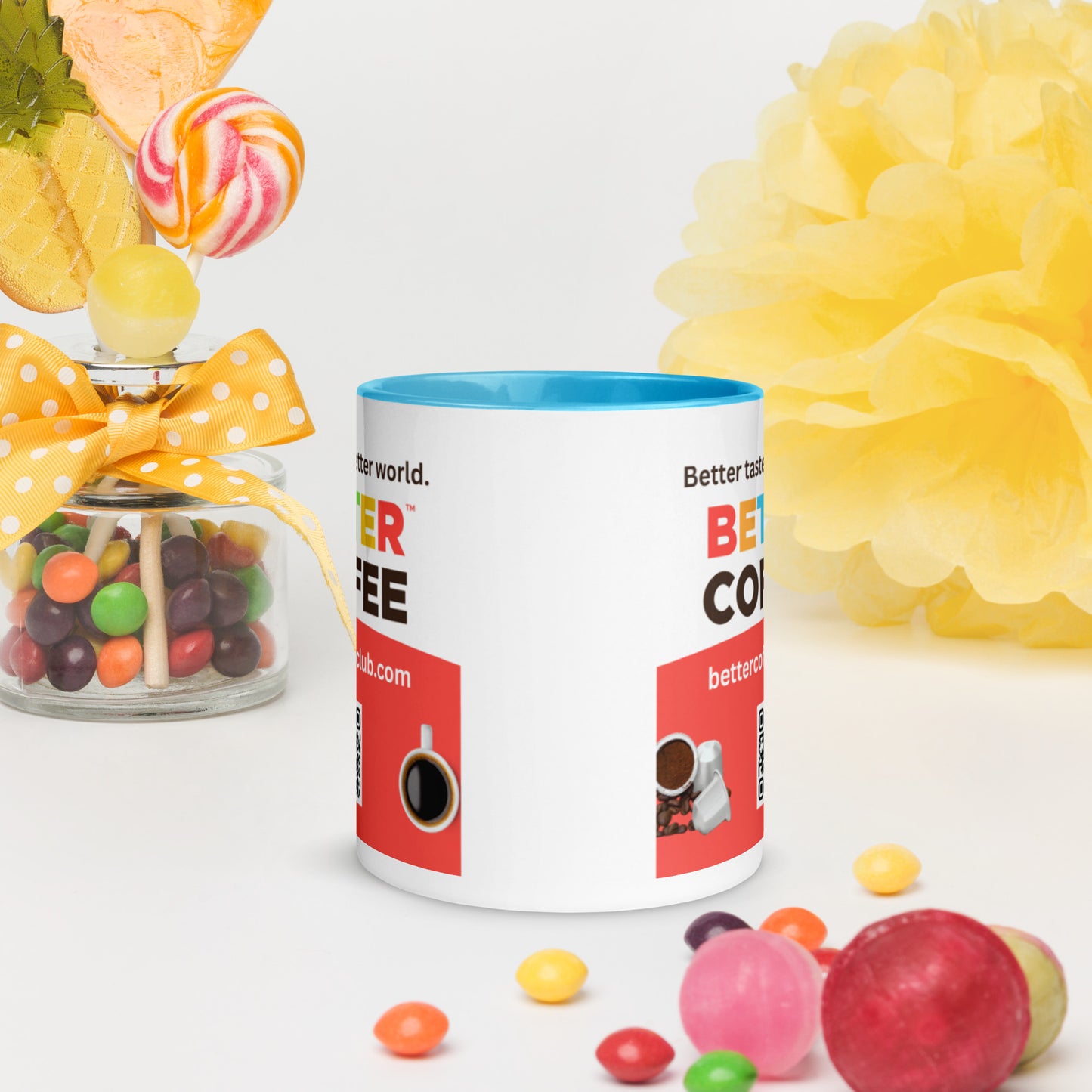 Logo Mug with Color Inside (available in 5 colors)