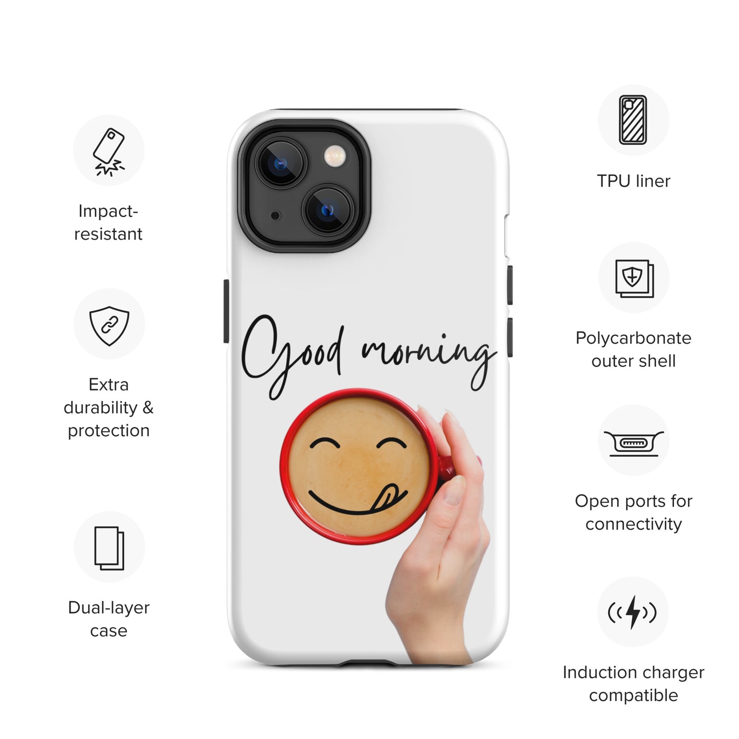 Tough iPhone Case (for iPhone 11-14: standard, pro and max)